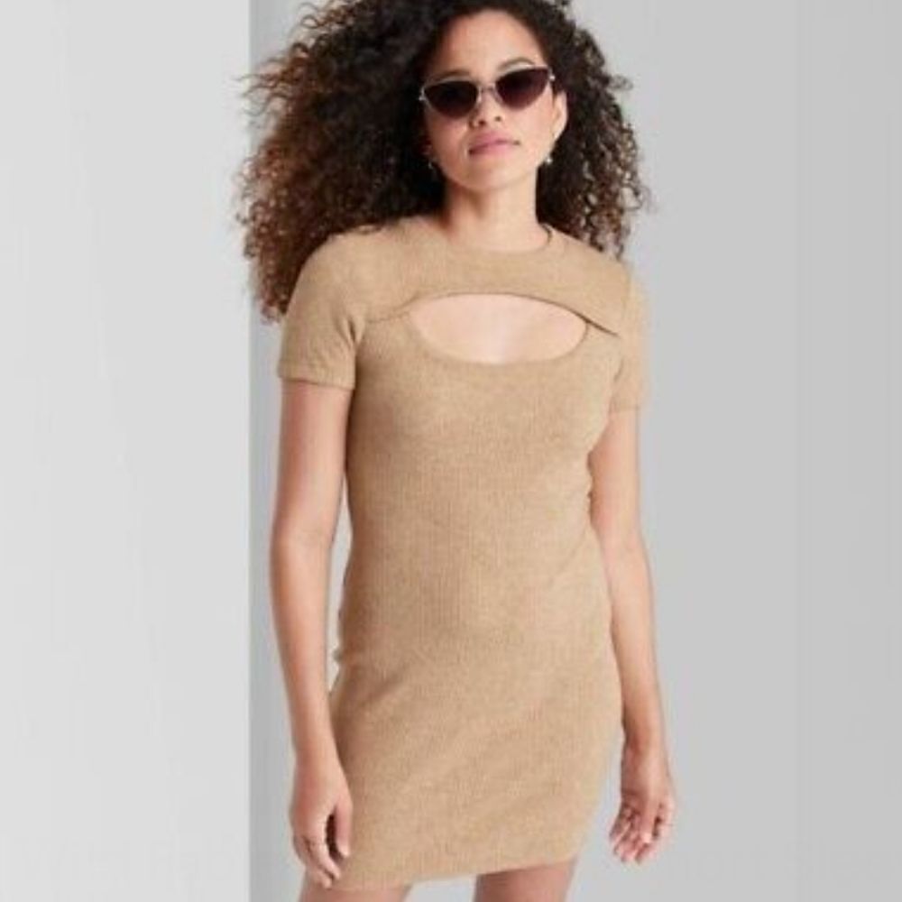 NWT Wild Fable Knit Bodycon Mini Dress